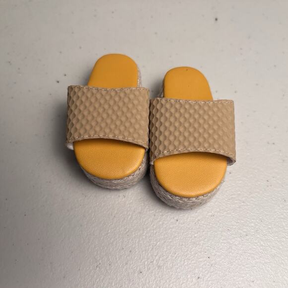 American Girl Bitty Baby Blue Loafer Generic Tan Slide Sandals Shoe Lot 18 Doll - Picture 9 of 13